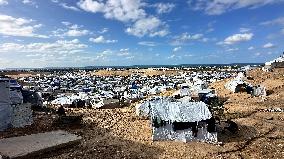 Al Mawasi Storm Destroys Displaced Tents - Gaza