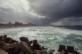 Heavy Rain in Gaza