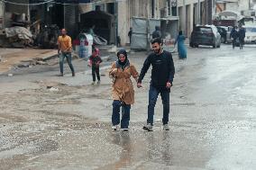 Heavy Rain in Gaza