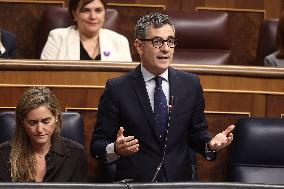 Government Faces Congressional Control Session After Resignation - Madrid