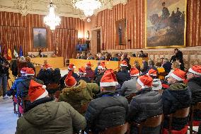 Local Police Protest During City Council Session In Seville - Spain