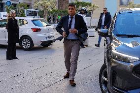 Mazon Arrives At Palau De La Generalitat - Valencia