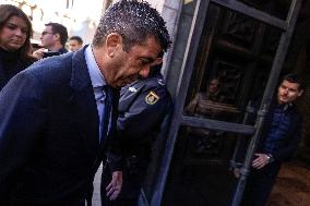 Mazon Arrives At Palau De La Generalitat - Valencia