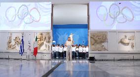 Milan-Cortina 2026 Flame Lighting Ceremony - Greece