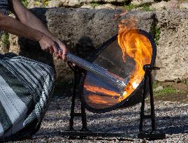 Milan-Cortina 2026 Flame Lighting Ceremony - Greece