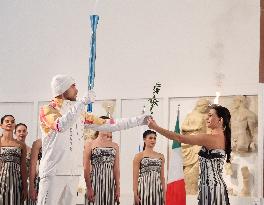 Milan-Cortina 2026 Flame Lighting Ceremony - Greece