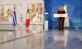 Milan-Cortina 2026 Flame Lighting Ceremony - Greece