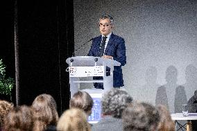 Gerald Darmanin at the Juvenile Justice Conference - Paris AJ