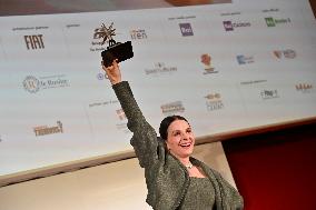 43rd Turin Film Festival - Awarding of The Mole Stella to Juliette Binoche