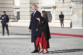 Spain Royals Welcomes German President Steinmeier - Madrid