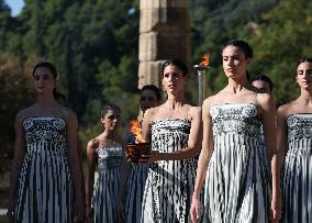 Milan-Cortina 2026 Flame Lighting Ceremony - Greece