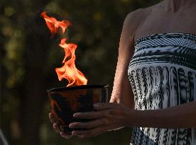 Milan-Cortina 2026 Flame Lighting Ceremony - Greece