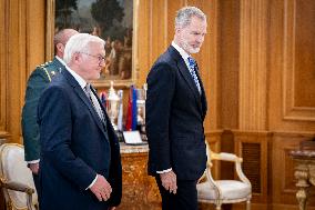 King Felipe Meets With German President Steinmeier - Madrid