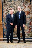 King Felipe Meets With German President Steinmeier - Madrid