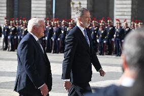 Spain Royals Welcomes German President Steinmeier - Madrid