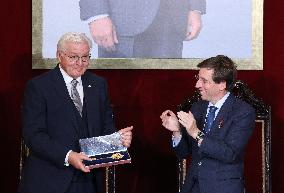 Almeida Presents Golden Key Of Madrid To German President Steinmeier