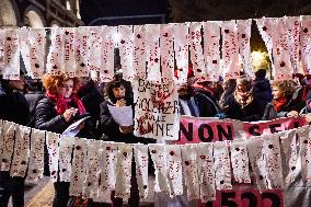 March Against War and Violence Against Women - Italy