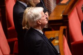 Tribute From the National Assembly to Olivier Marleix - Paris