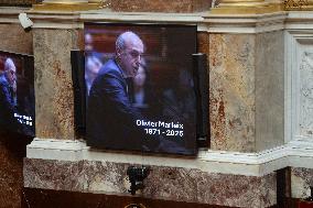 Tribute From the National Assembly to Olivier Marleix - Paris
