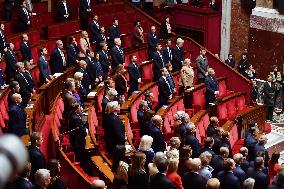 Tribute From the National Assembly to Olivier Marleix - Paris