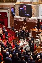 Tribute From the National Assembly to Olivier Marleix - Paris