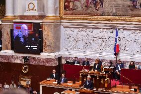Tribute From the National Assembly to Olivier Marleix - Paris