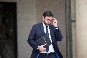 Weekly Cabinet Meeting - Paris