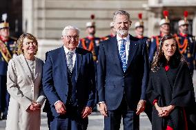 Spain Royals Welcomes German President Steinmeier - Madrid
