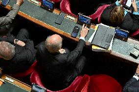 Vote Of the Social Security Finance Bill - PLFSS - Paris