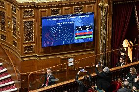 Vote Of the Social Security Finance Bill - PLFSS - Paris