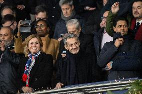 Champions League - Nicolas Sarkozy At PSG Vs Tottenham - Paris
