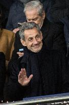 Champions League - Nicolas Sarkozy At PSG Vs Tottenham - Paris