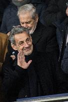 Champions League - Nicolas Sarkozy At PSG Vs Tottenham - Paris