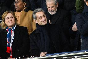 Champions League - Nicolas Sarkozy At PSG Vs Tottenham - Paris