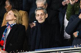 Champions League - Nicolas Sarkozy At PSG Vs Tottenham - Paris