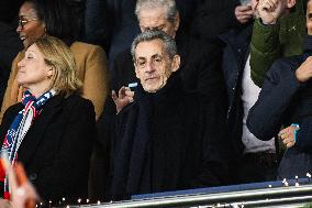 Champions League - Nicolas Sarkozy At PSG Vs Tottenham - Paris
