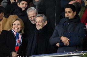 Champions League - Nicolas Sarkozy At PSG Vs Tottenham - Paris