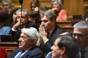 Questions To Government At The Senate - Paris