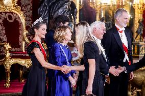 Gala Dinner For The German President - Madrid