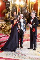 Gala Dinner For The German President - Madrid