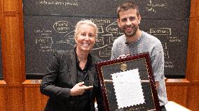 Gerard Piqué teaches two classes at Harvard's prestigious MBA in Boston