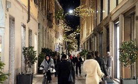 Christmas Lights and Decorations in Milan - Italy