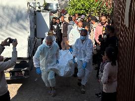 Red Cross Receives Bodies From Israel - Khan Younis