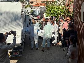 Red Cross Receives Bodies From Israel - Khan Younis