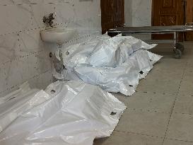 Red Cross Receives Bodies From Israel - Khan Younis