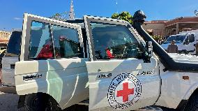 Red Cross Receives Bodies From Israel - Khan Younis