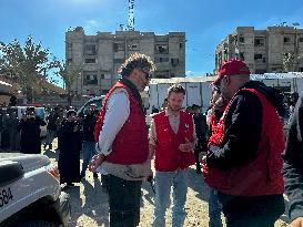 Red Cross Receives Bodies From Israel - Khan Younis