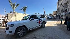 Red Cross Receives Bodies From Israel - Khan Younis