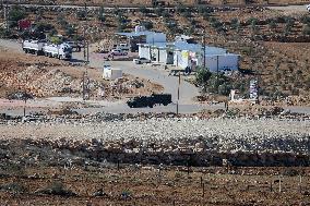 Shops Demolished in West Bank