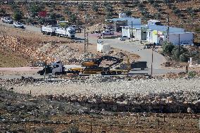 Shops Demolished in West Bank